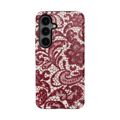 Crimson Lace Samsung Case