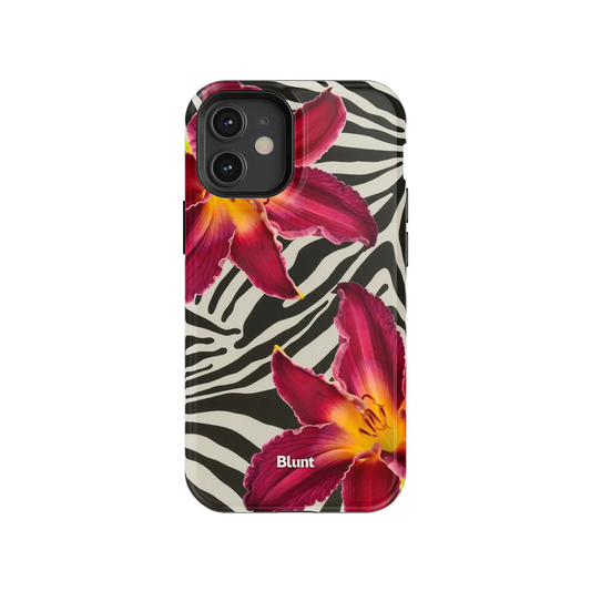 Zebra Lily iPhone Case