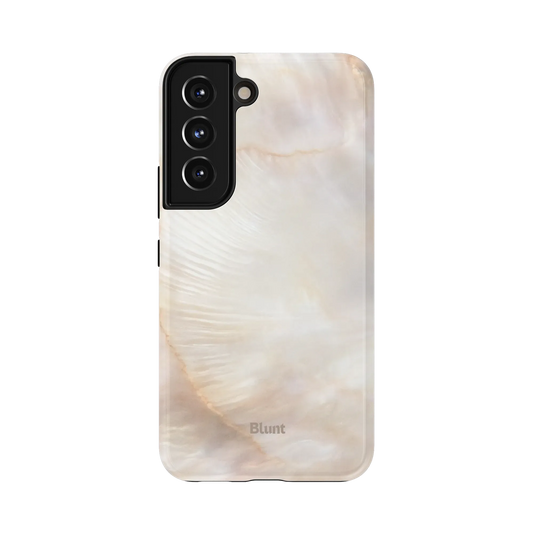 Ivory Pearl Samsung Case: delicate pearl-like patterns on a soft white background