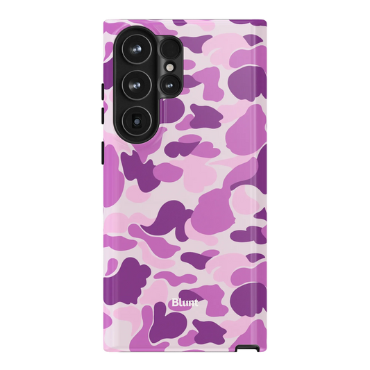 Purple Camo Samsung Case