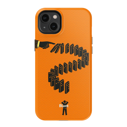 Domino Run iPhone Case