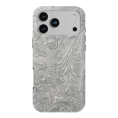 Tooled Silver iPhone Case
