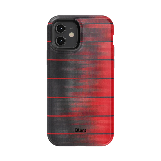 Crimson Stripe iPhone Case