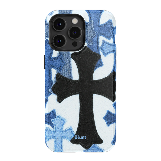 Denim Cross iPhone Case