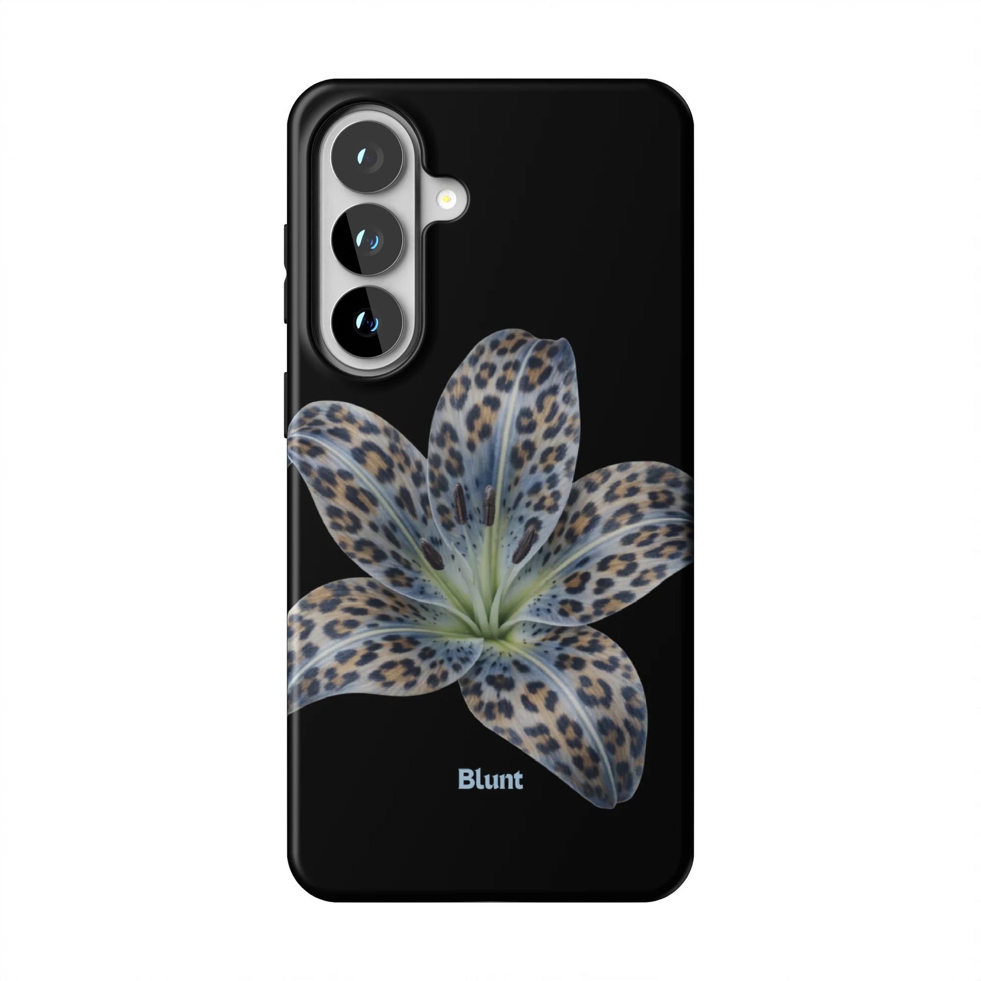 Blue-Leopard-Bloom-samsung-case-Galaxy S26 Plus-1