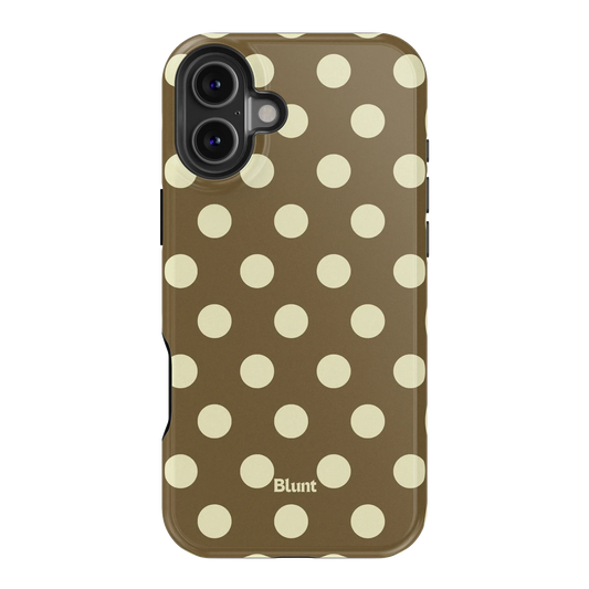 Toffee Cream Dot iPhone Case