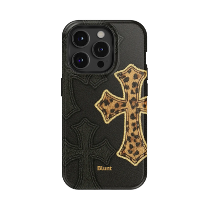 Cheetah Cross iPhone Case