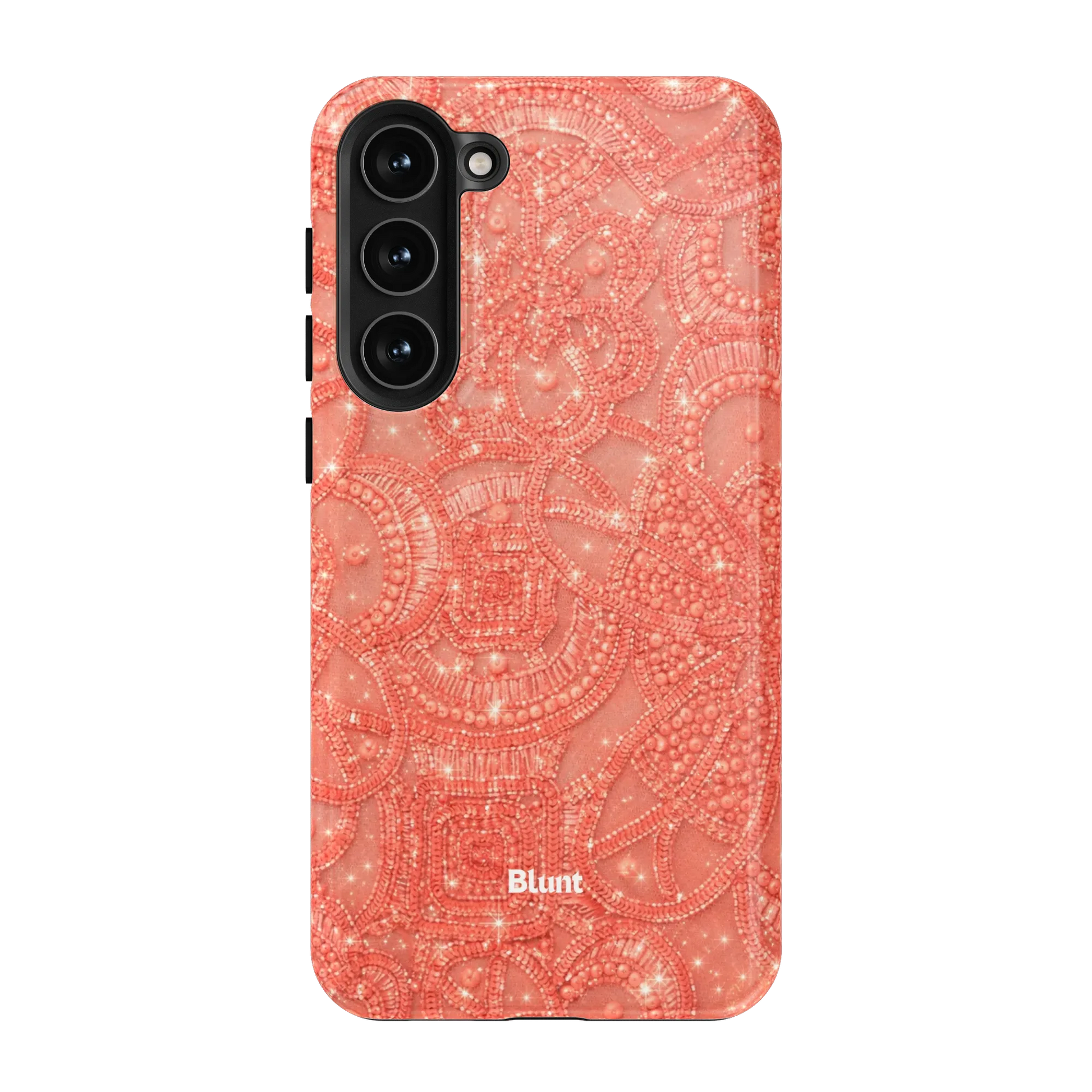Coral-Glam-samsung-case-Galaxy S23 Plus-1