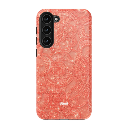 Coral-Glam-samsung-case-Galaxy S23 Plus-1