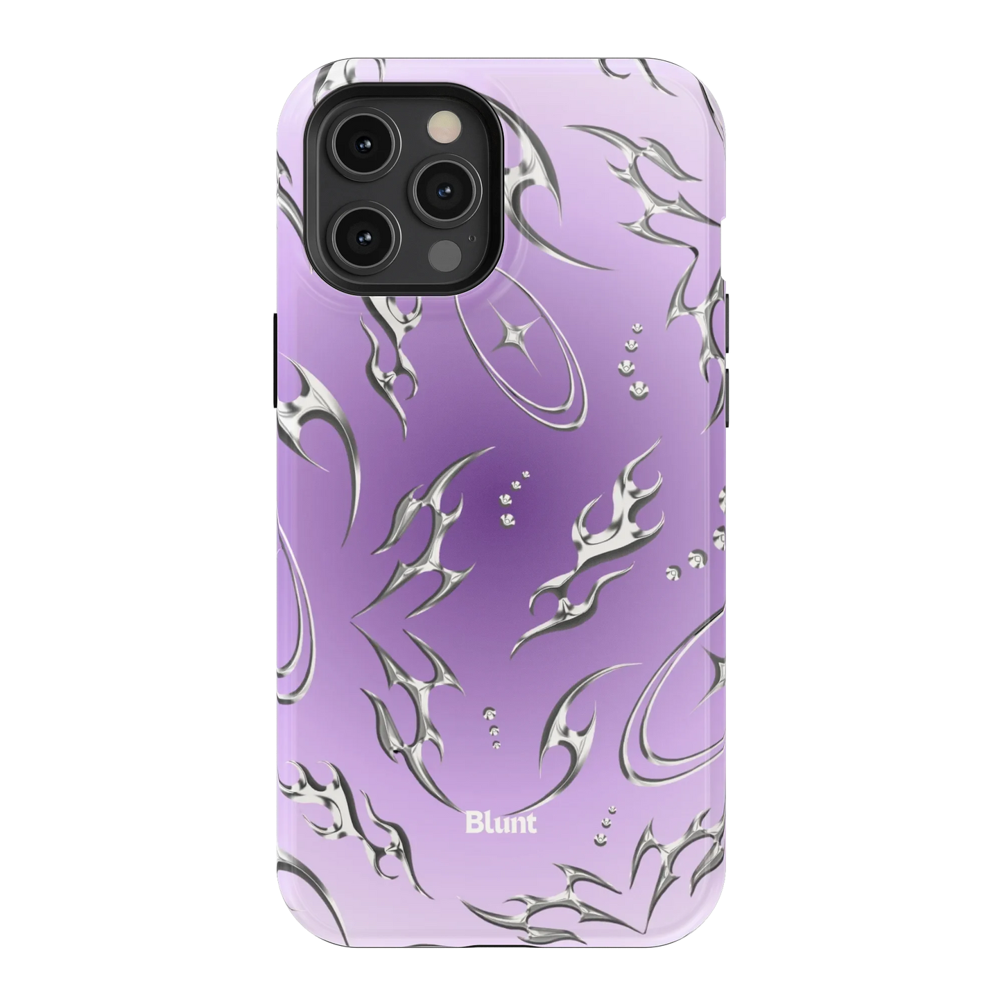 Purple Cyber iPhone Case
