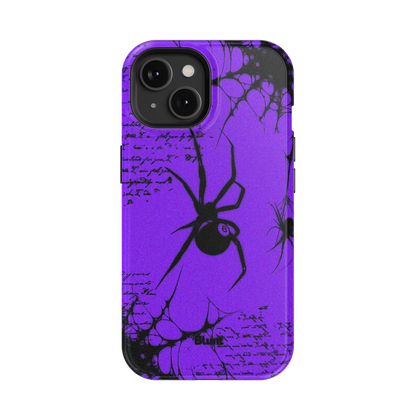 Violet Script iPhone Case