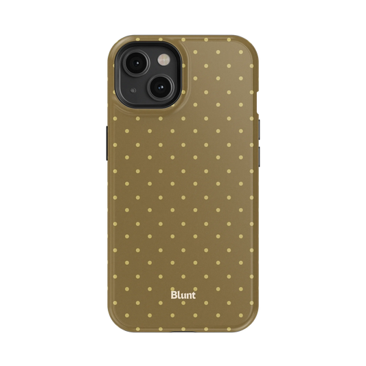 Olive Dot iPhone Case