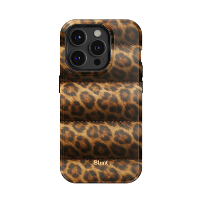 Cheetah Puffer iPhone Case