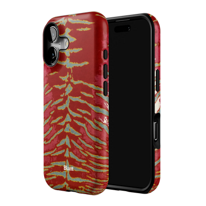 Crimson Veins iPhone Case