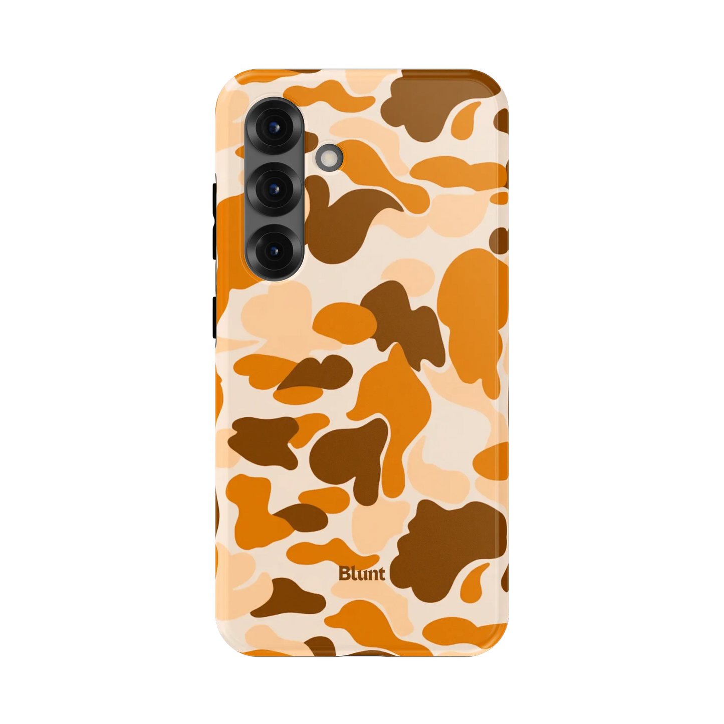 Orange Camo Samsung Case