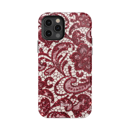 Crimson Lace iPhone Case