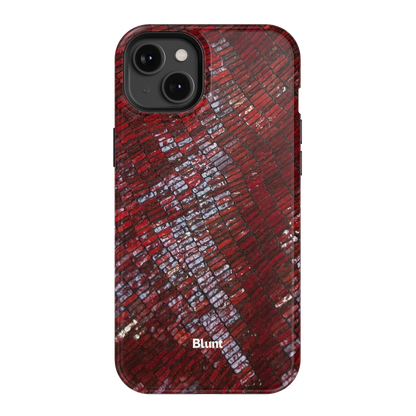 Crimson Scale iPhone Case