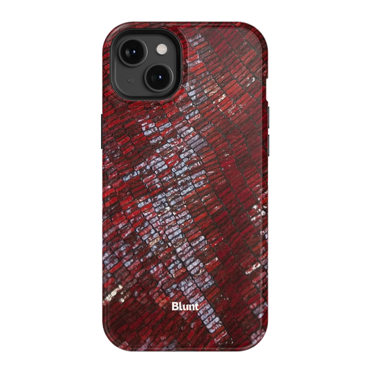 Crimson Scale iPhone Case