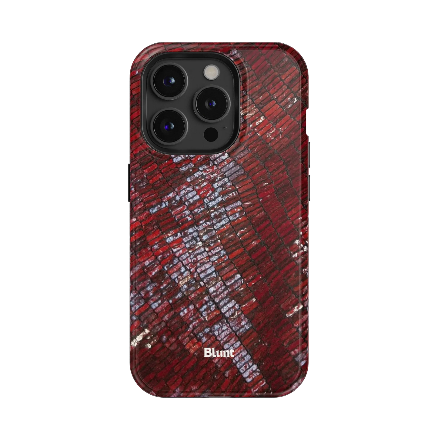 Crimson Scale iPhone Case