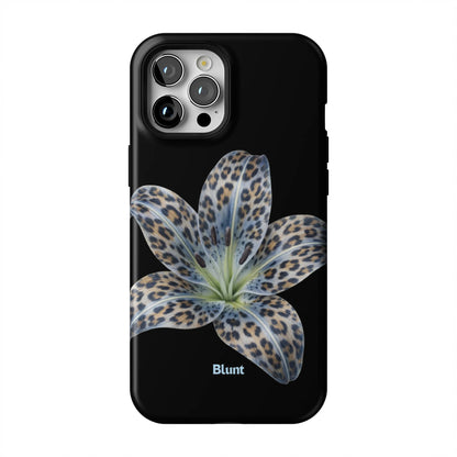 Blue-Leopard-Bloom-iphone-case-iPhone 12 Pro Max-1