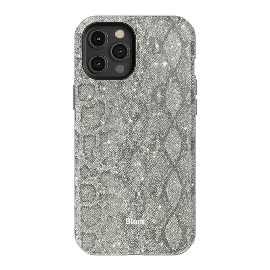 Silver Python iPhone Case