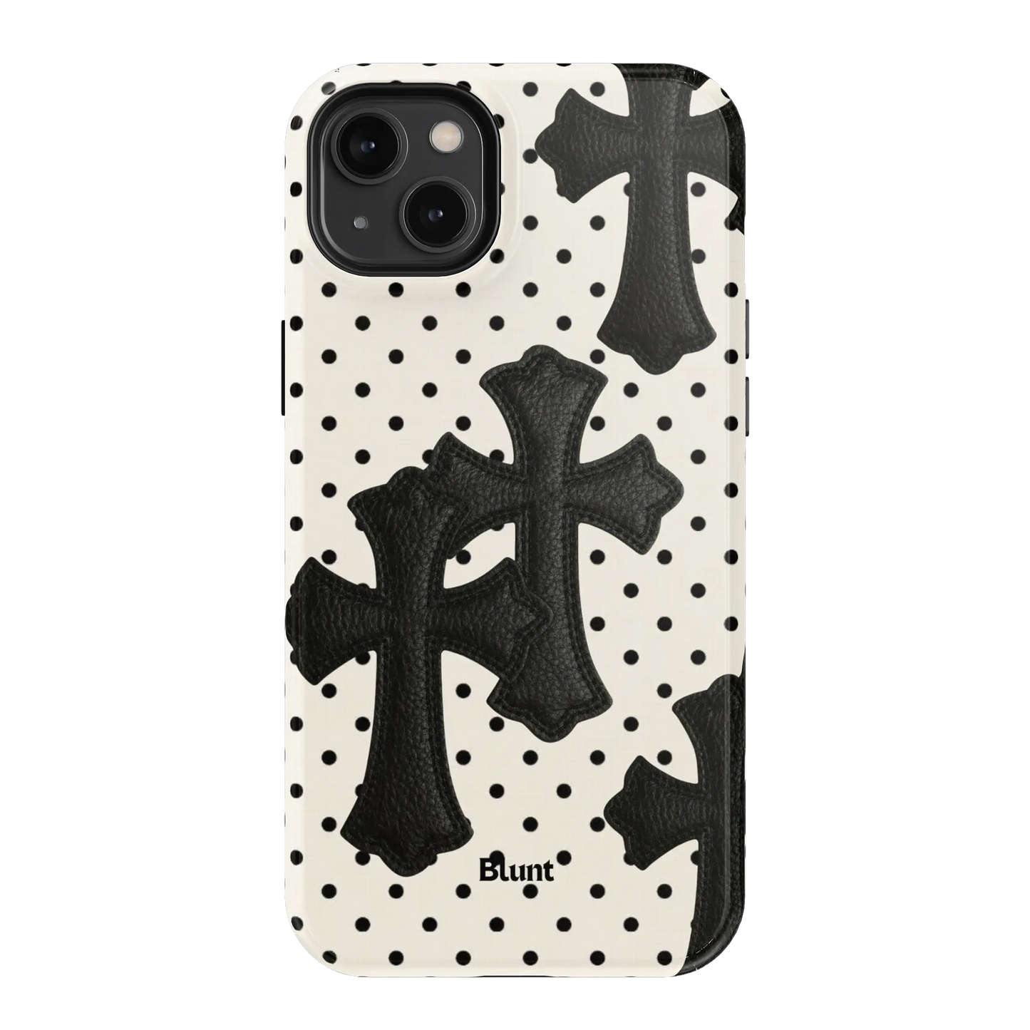 Noir Crosses iPhone Case