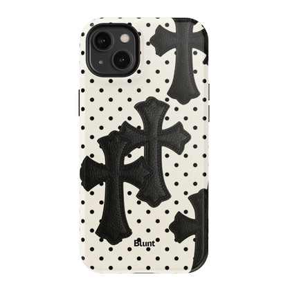 Noir Crosses iPhone Case