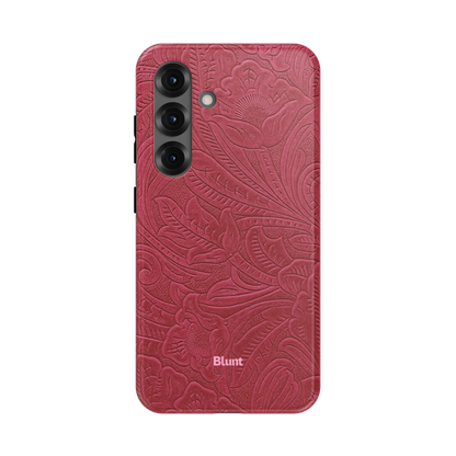 Mauve Leather Samsung Case