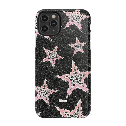 Pink Zebra Stars iPhone Case