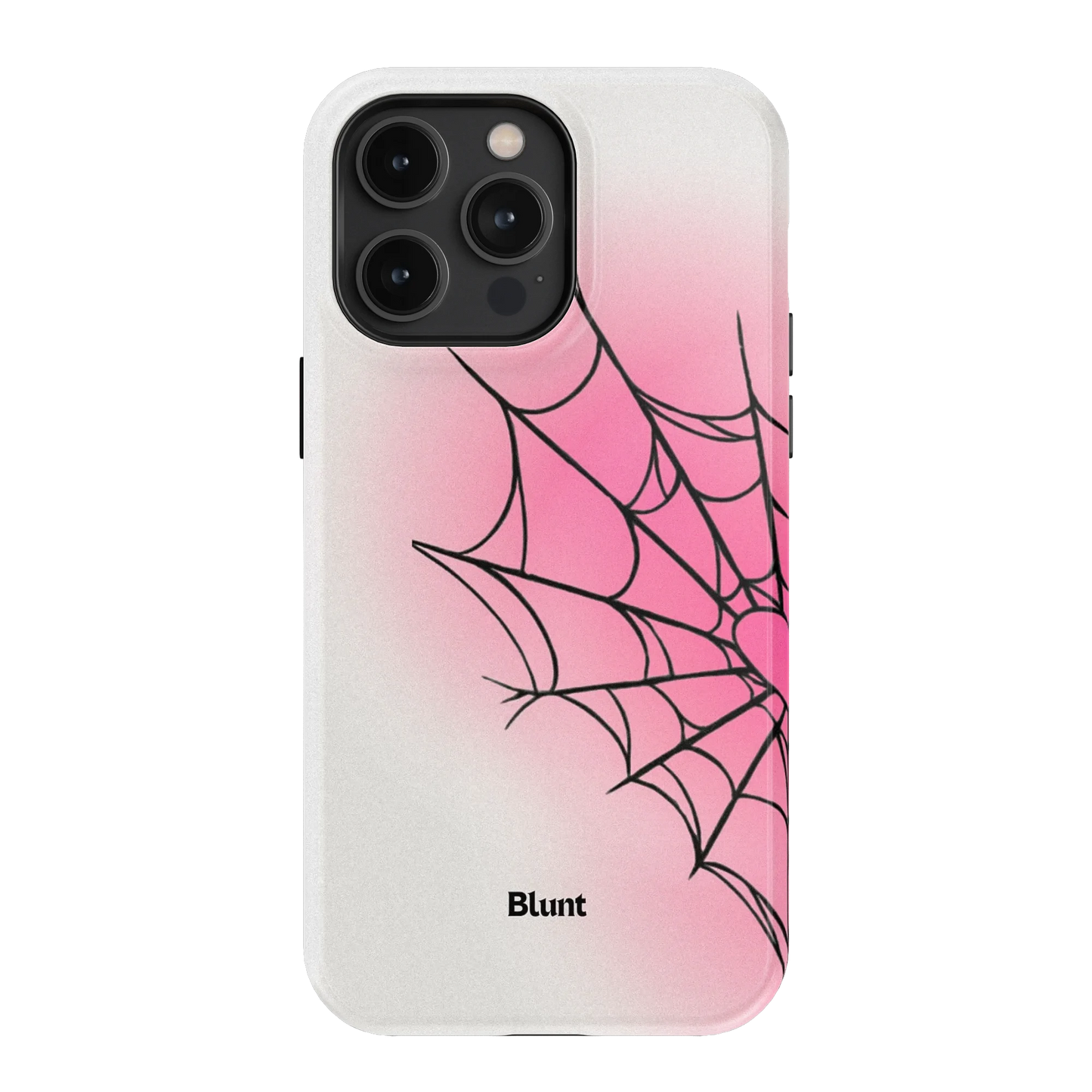 White Pink Web iPhone Case