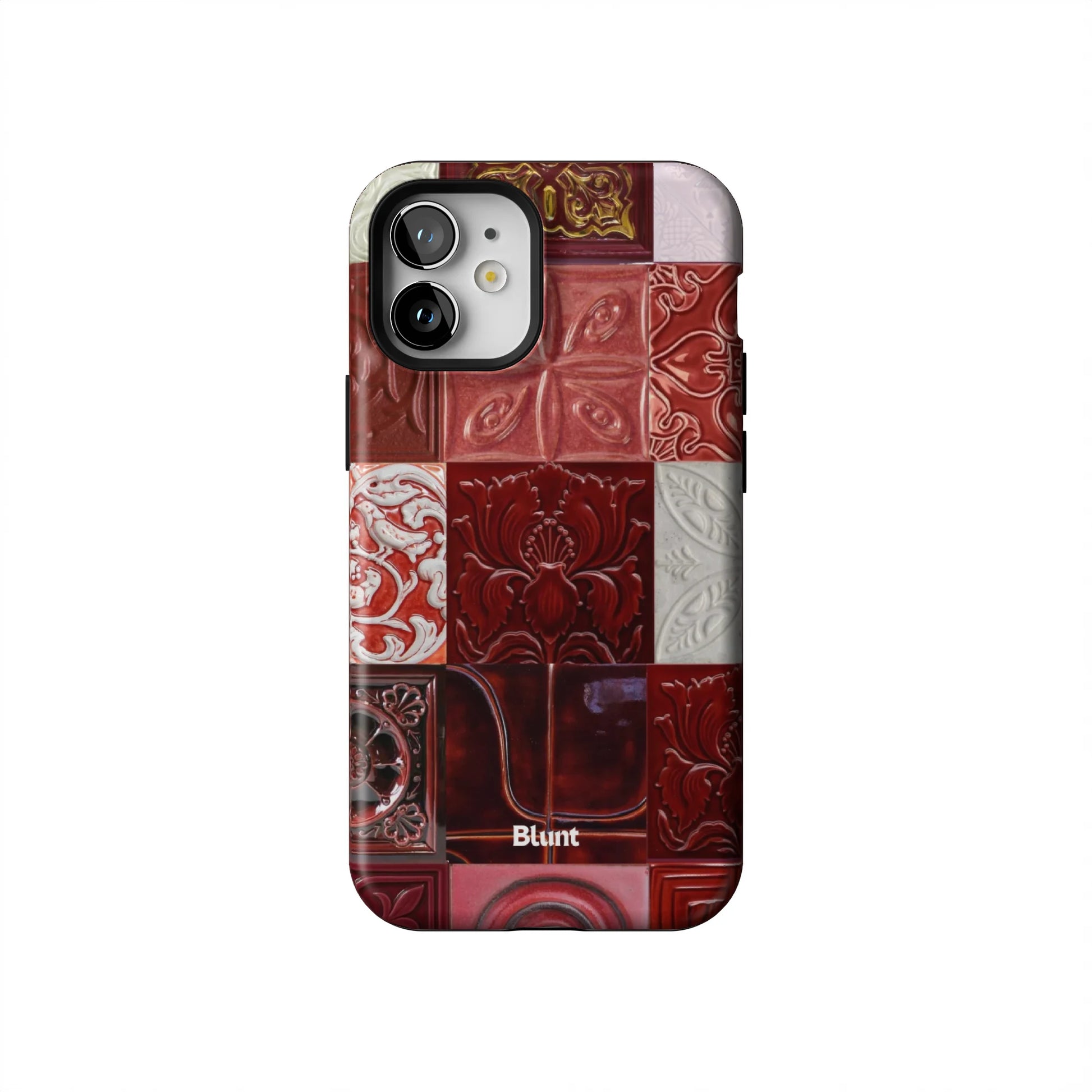 Checkered-Rouge-iphone-case-iPhone 12 Mini-1
