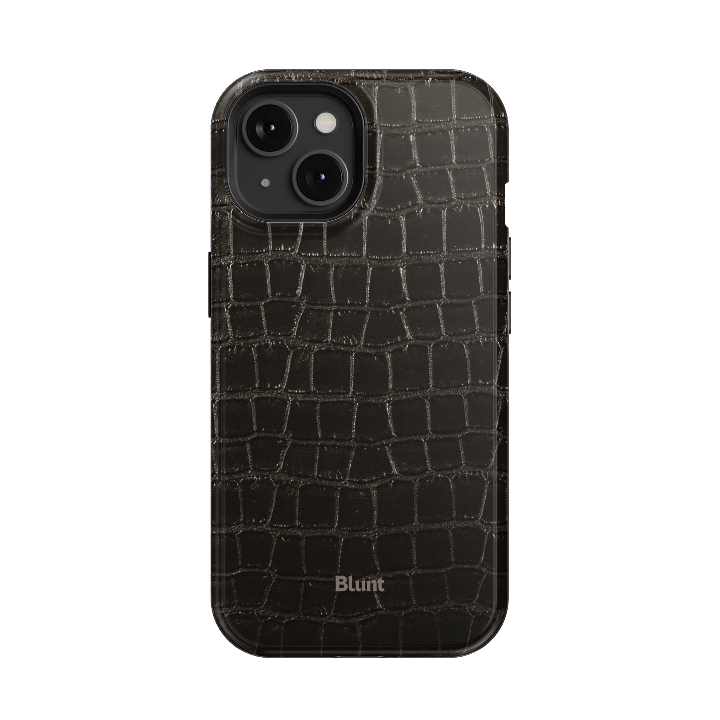 Onyx Croc iPhone Case