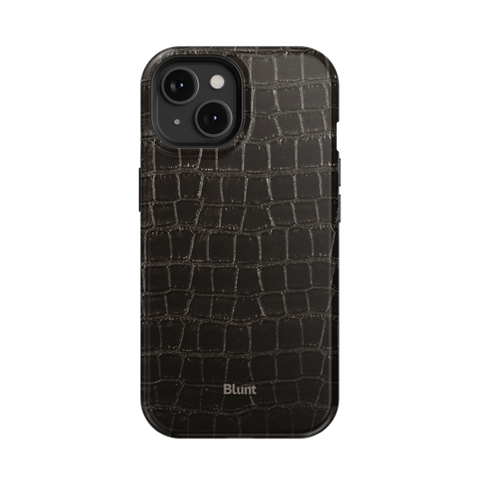 Onyx Croc iPhone Case