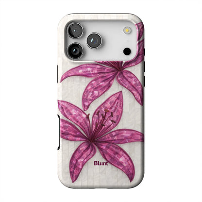 Purple-Floral-Luster-iphone-case-iPhone 17 Pro Max-1