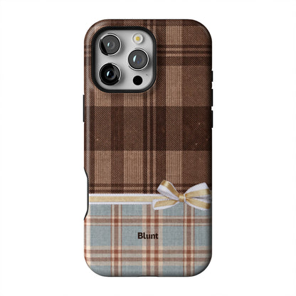 Mocha-Plaid-iphone-case-iPhone 16 Pro Max-1