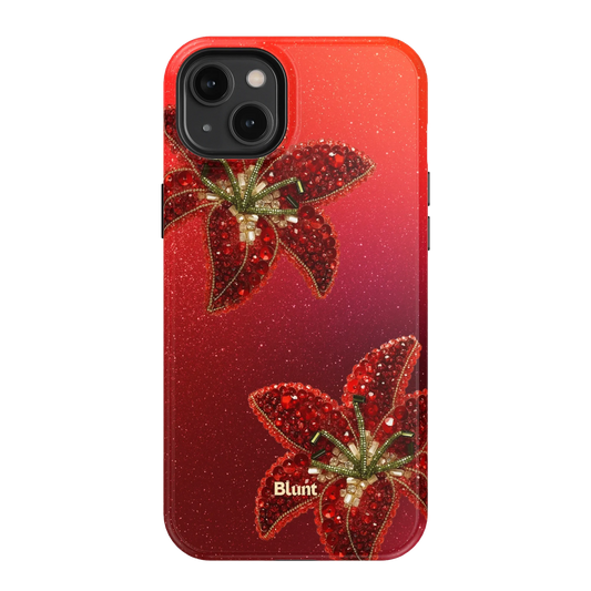 Scarlet Petals iPhone Case