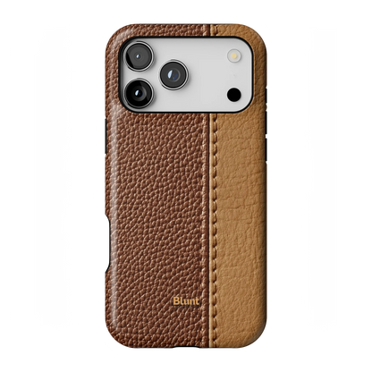 Two-Tone Walnut iPhone Case