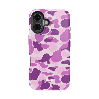 Purple Camo iPhone Case