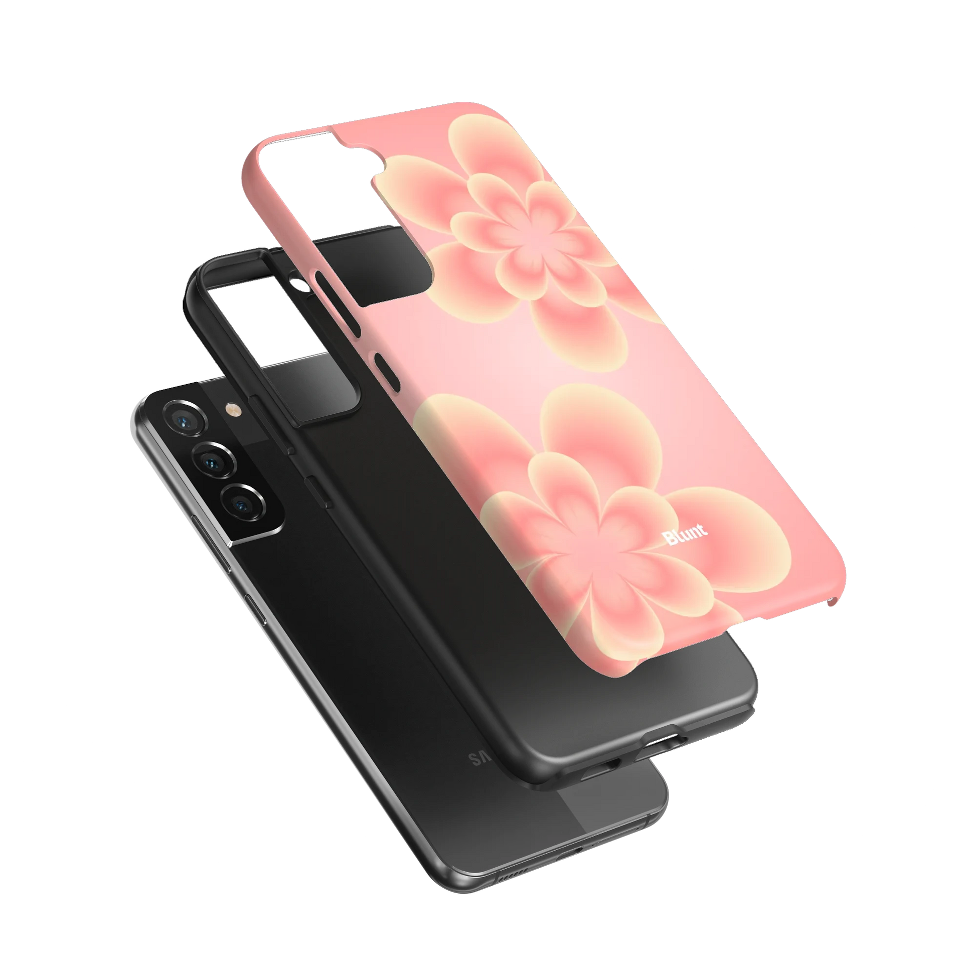 Peach-Petals-samsung-case-Galaxy S22 Plus-3