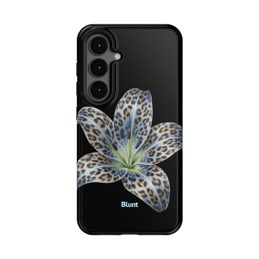 Blue-Leopard-Bloom-samsung-case-Galaxy S24-1
