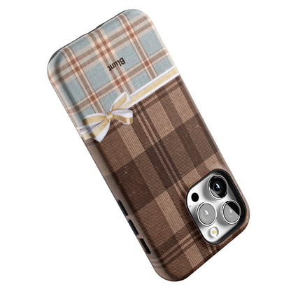 Mocha-Plaid-iphone-case-iPhone 14 Pro Max-4