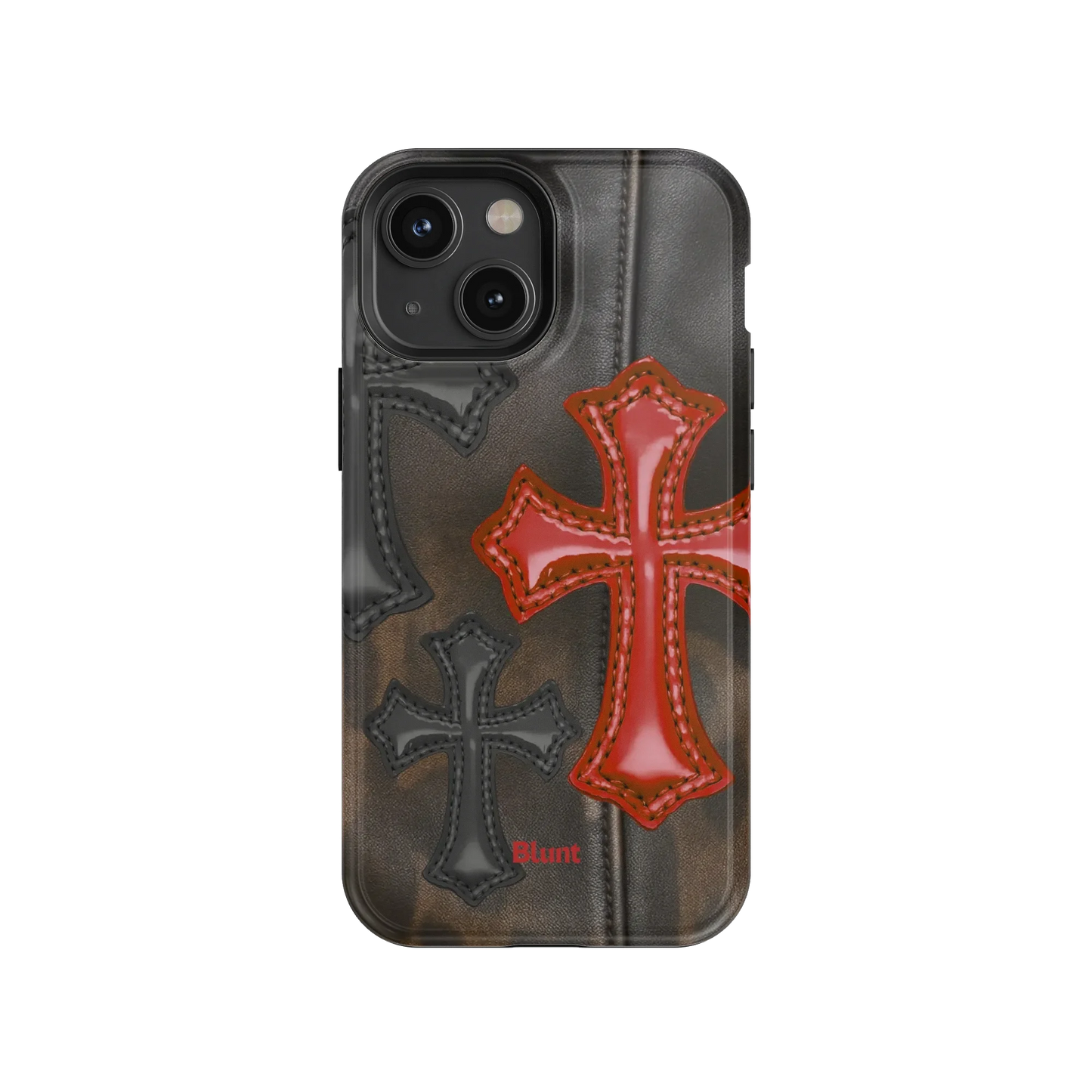 Leather Crosses iPhone Case