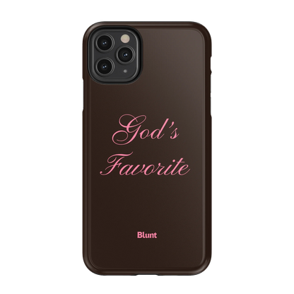 Gods Favorite Brown iPhone Case