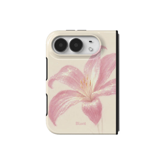 white-blushed-lilly-iphone-case iPhone 18 Duo case, view 2