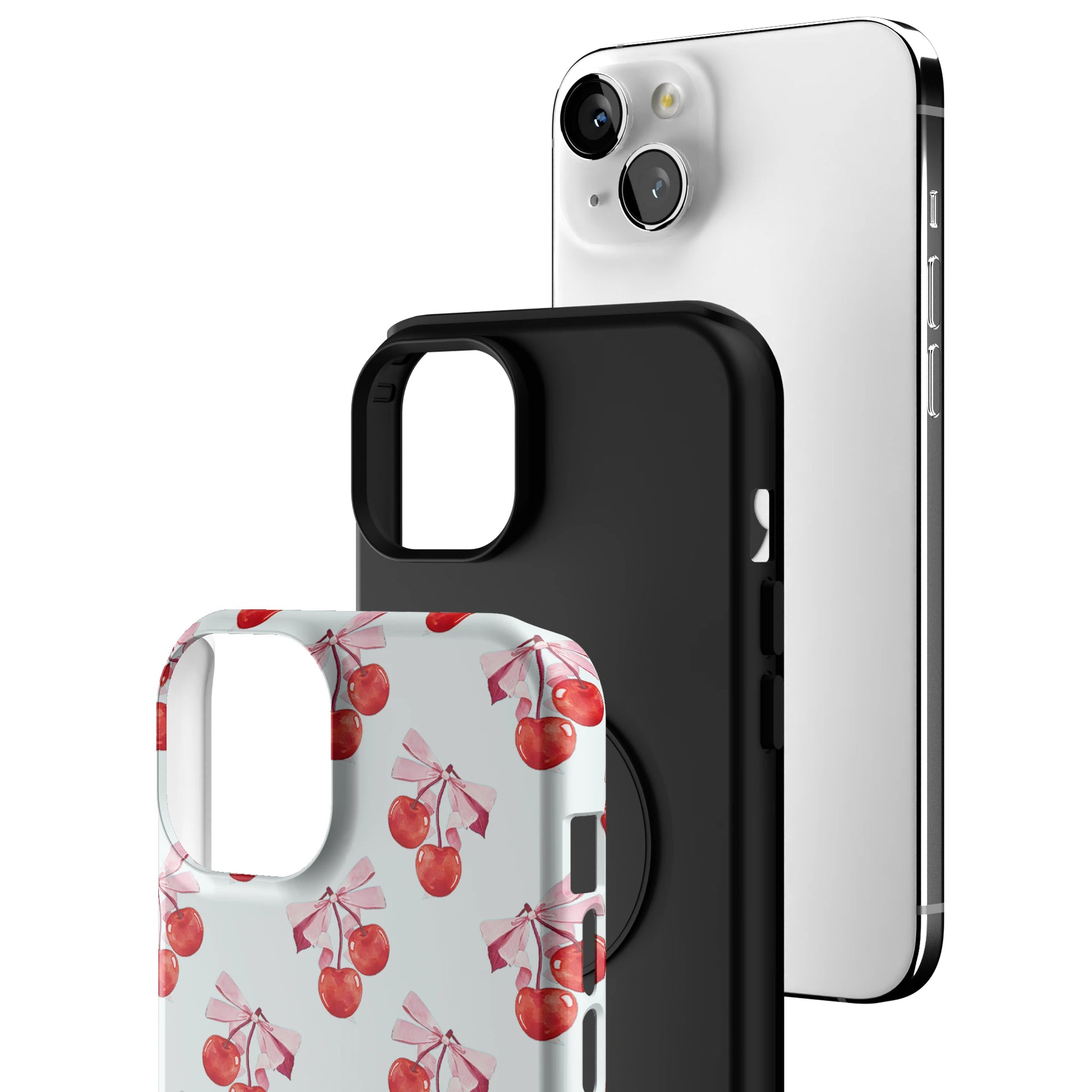 White Cherry iPhone Case gallery - Iphone_15_Mini_Air_Plus_3