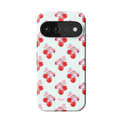 White Cherry Pixel Case - Blunt Cases