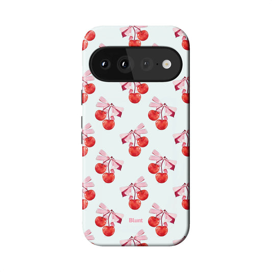 White Cherry Pixel Case - Blunt Cases