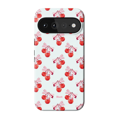 White Cherry Pixel Case - Blunt Cases