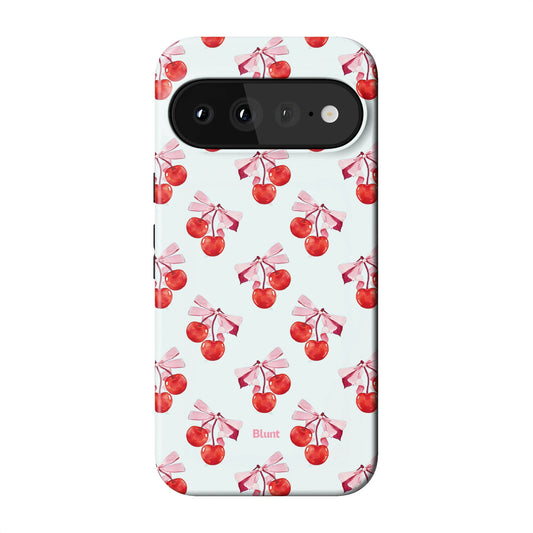 White Cherry Pixel Case - Blunt Cases