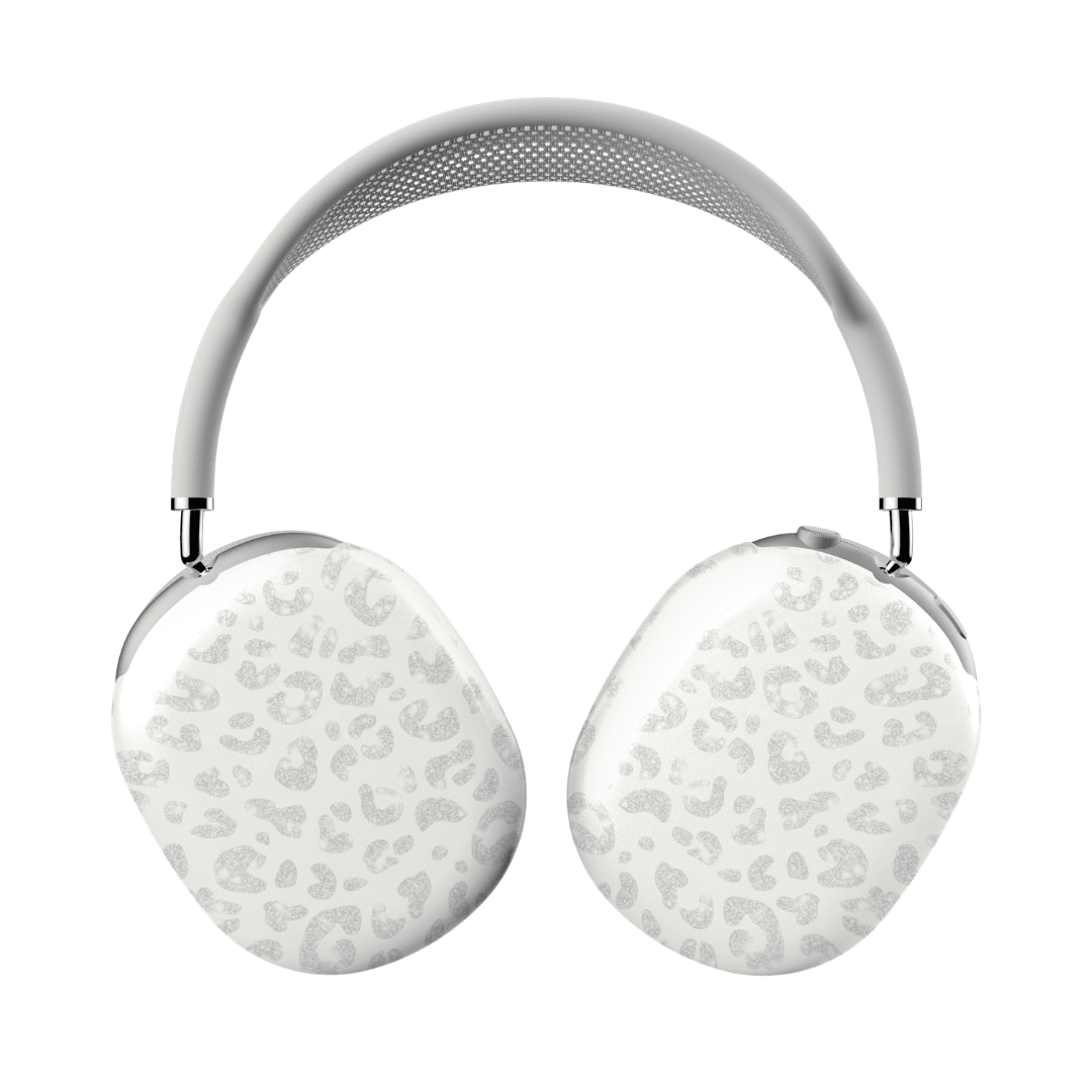 White Leopard AirPod Max Case - Blunt Cases
